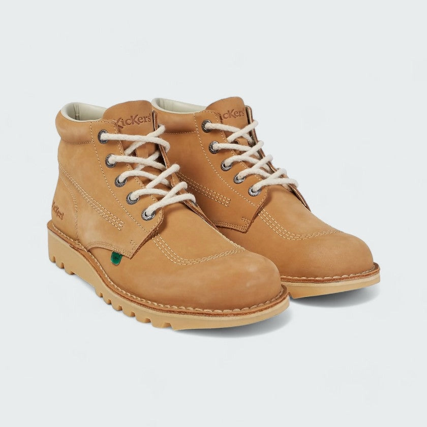 Kickers Kick Hi Core Men's Black Leather Boots KF0000101TDG Seamless Construction Design