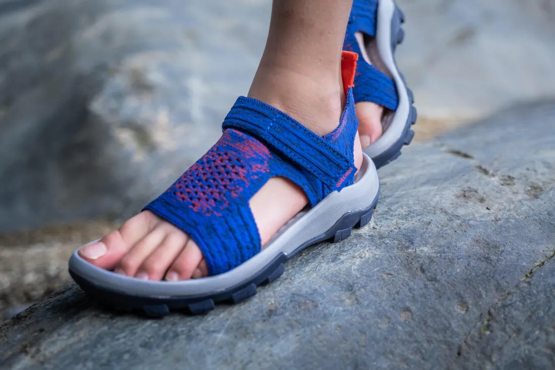 Kid's Hiking Sandals - MH120 Dark Blue