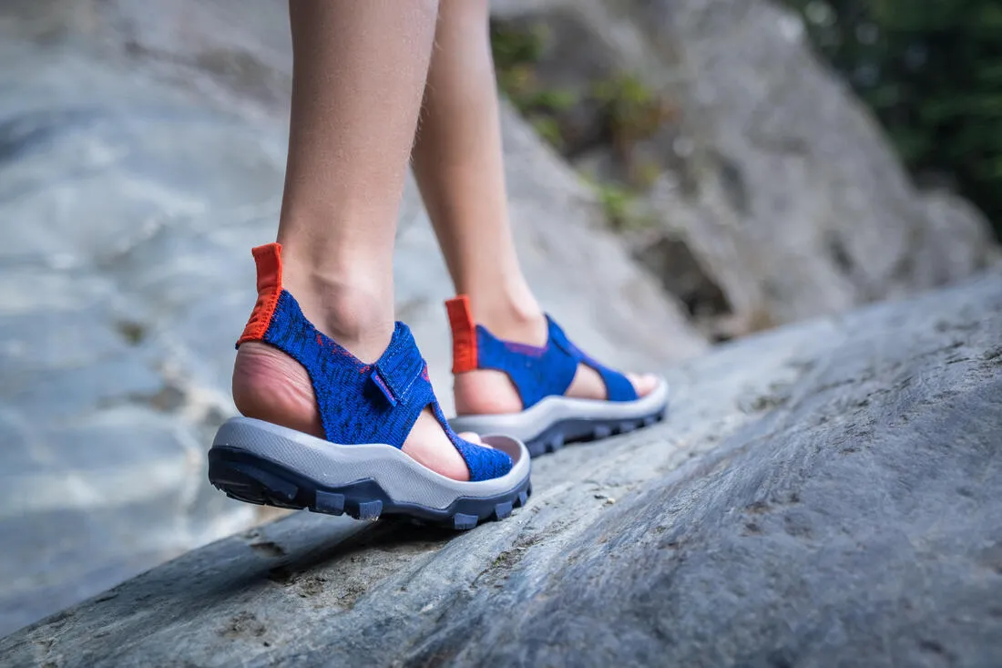 Kid's Hiking Sandals - MH120 Dark Blue