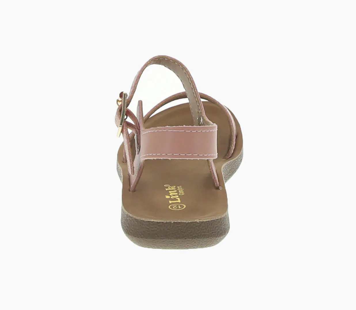 KID'S SHOES PINK PU LEATHER SANDALS RECENT-01K