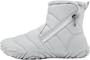 Kids' Winter Snow Boots Warm Anti-Slip Hiking Outdoor Shoes for Boys Girls with Velvet Lined Mid-Top Design Shoes