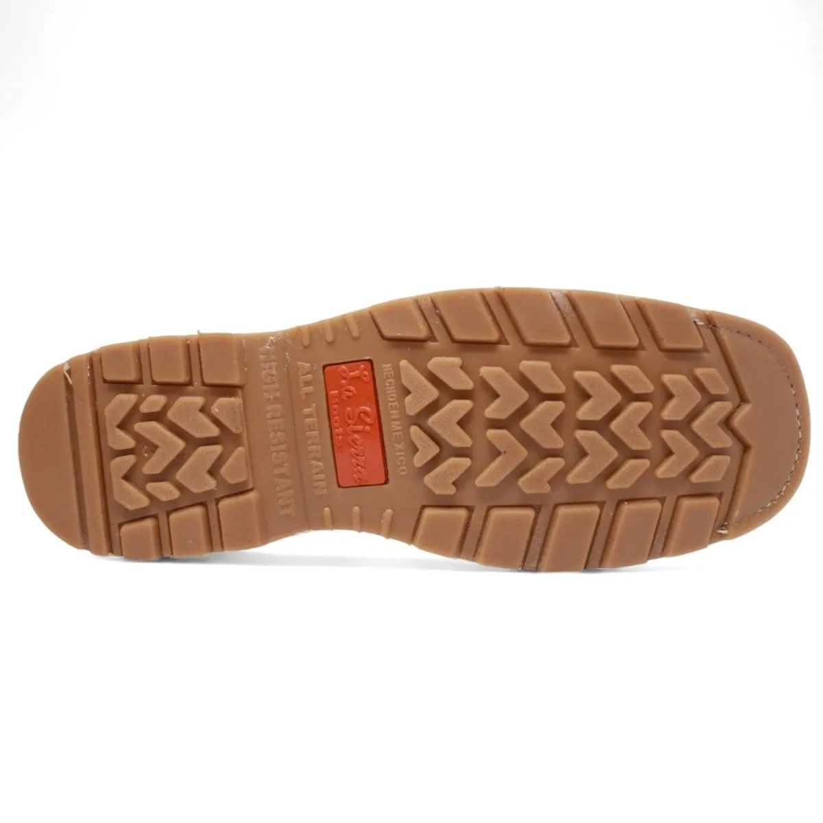 La Carreta Square Toe Work Boot Double Density Brown Caoba