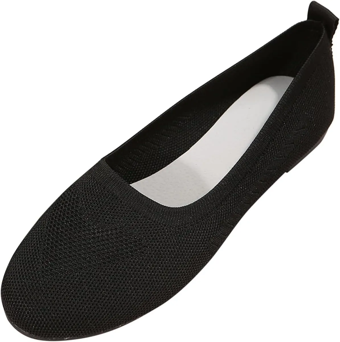 Ladies Fashion Solid Color Breathable Mesh Shallow Mouth Comfortable Flat Casual Shoes Women's Casual Shoes Slip on