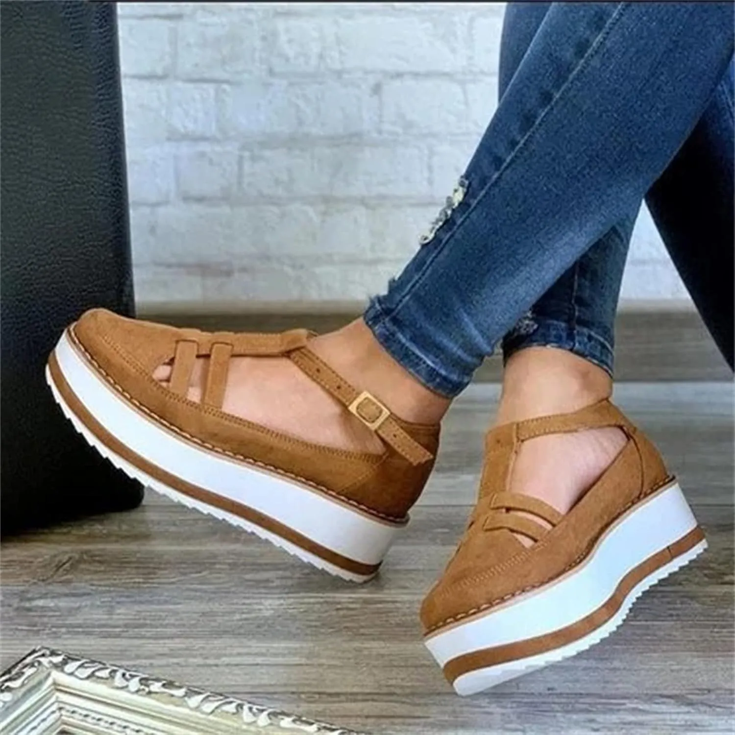 Ladmiple Sneakers For Women Slip On Wide Width Canvas Shoes Fashion Dressy Casual Summer Low Top Walking Flats Loafers
