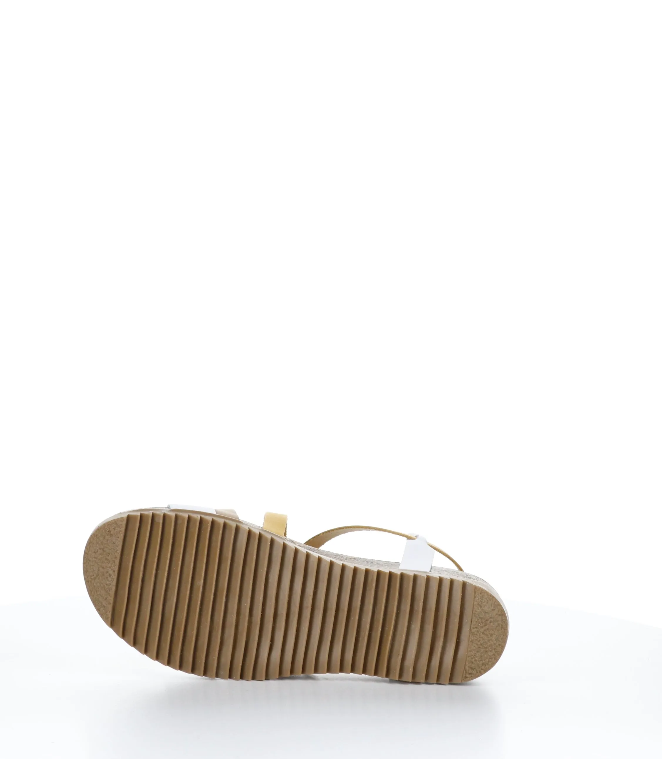 LAIN Multi Yellow Round Toe Sandals