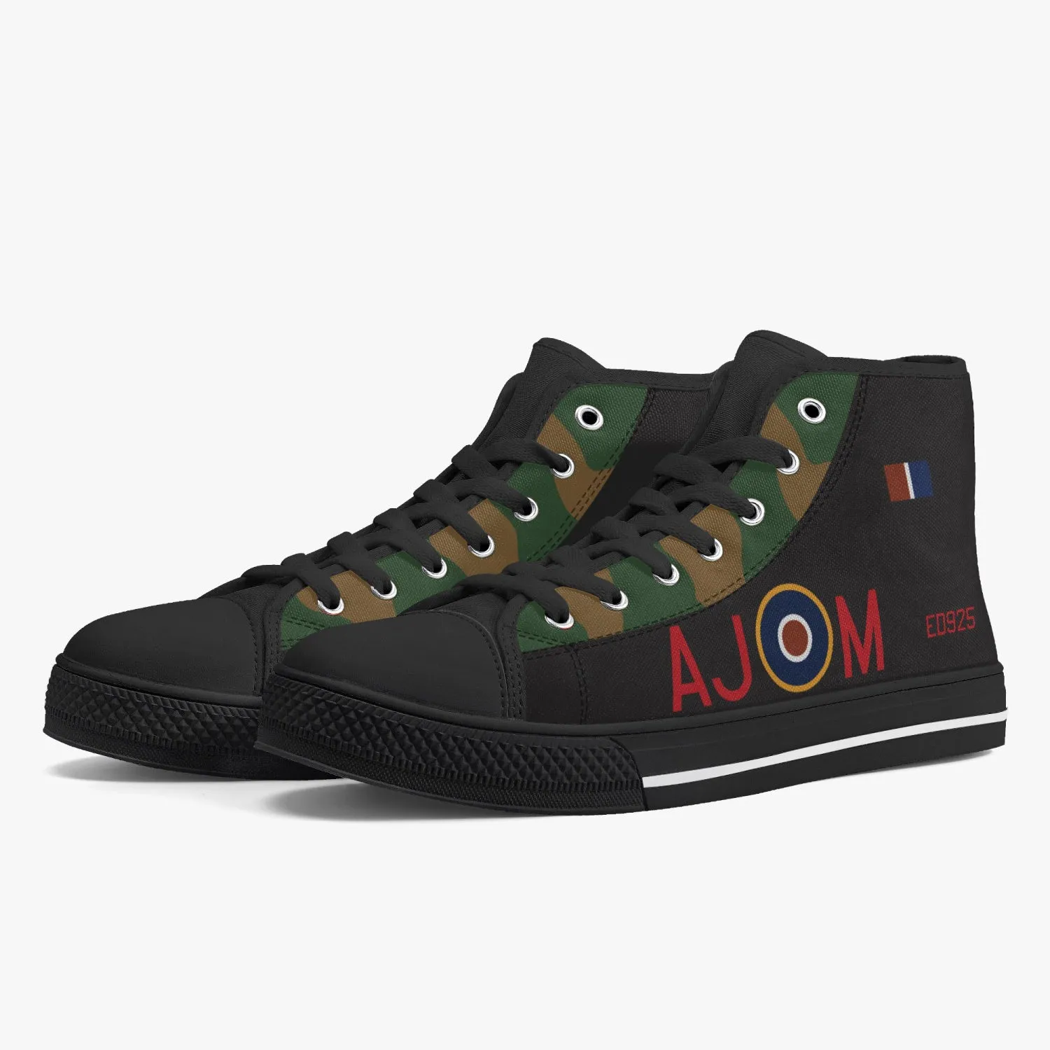 Lancaster "AJ-M" High Top Canvas Shoes