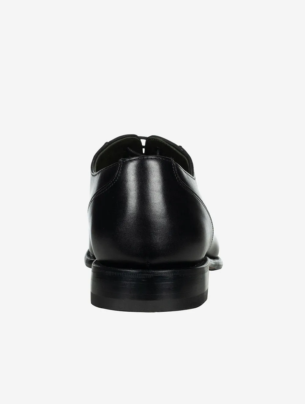 Larch Oxford Toe Cap Shoe Black