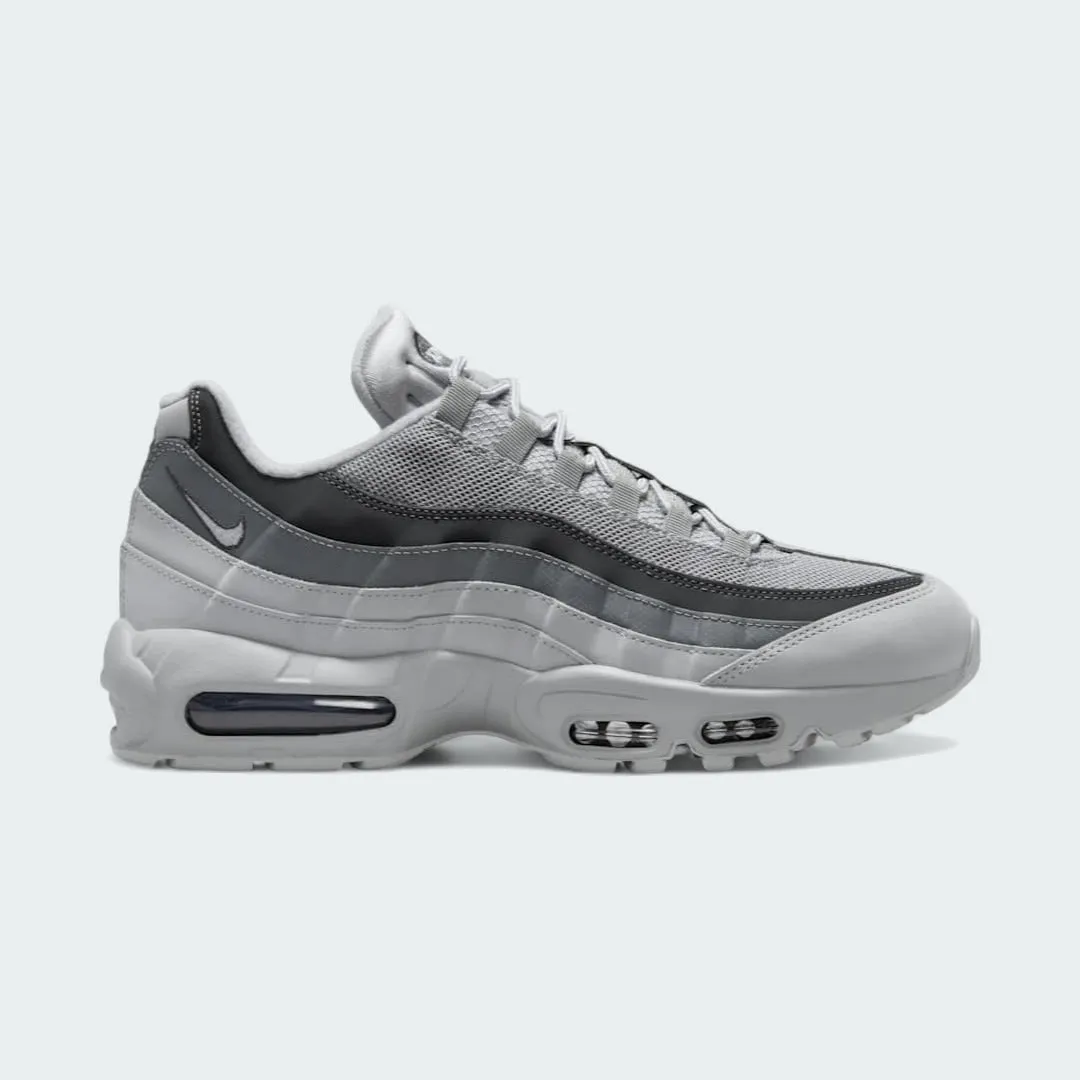 Adaptable to different weather Nike Air Max 95 Grey Running Shoes Men's HQ3825 002