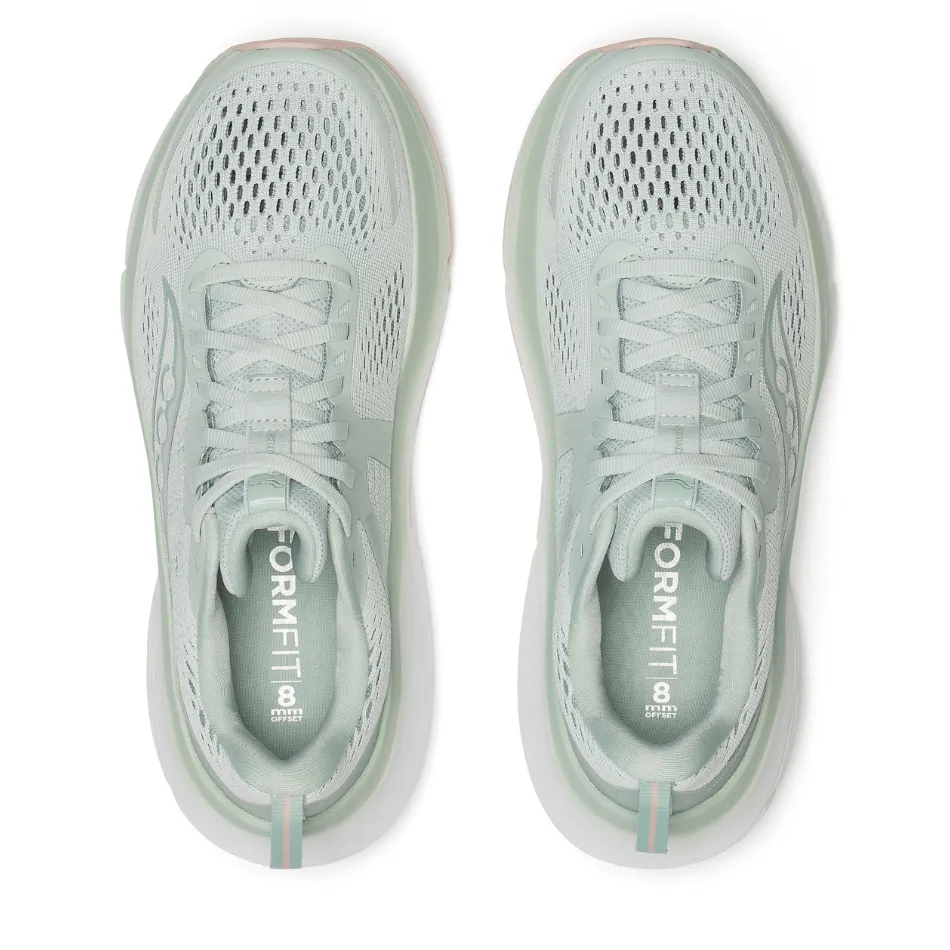 Exercise Daily Energy Return Technology Saucony Women's Guide 18 Running Shoes in Mist/Aloe AW25