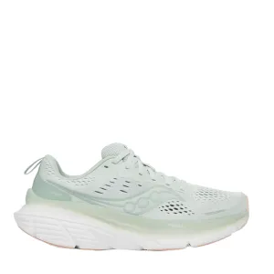 Saucony Women's Guide 18 Running Shoes in Mist/Aloe AW25 Breath Fresh Adaptive Fit System