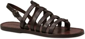 Leather Thong Sandals for Women in Cuir Color Leather Leather Thong Sandals for Women in Cuir Color Leather