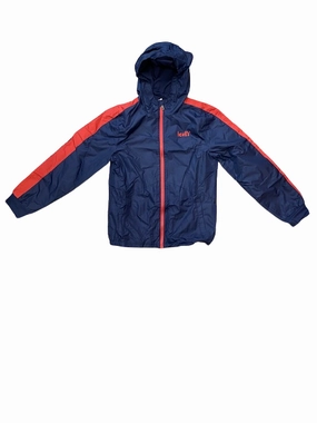 suitable for beach vacations Levi's Kids Giacca a vento da ragazzo  LVD Core Windbreaker 9EH380-BCF blu rosso