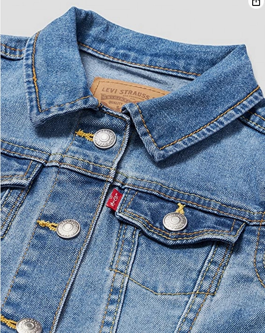 Levi's Kids Giacca in Jeans Barstow Western 3E4388-M0K blu medio suitable for trade shows Job