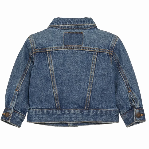 Non Bulky Design Formal Event Levi's Kids giubbino in Denim da bambino Trucker 8E2058-M8X bristol blu medio