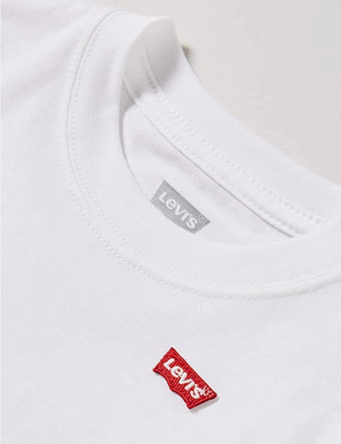 Casual Vibe Wear Soft and Stylish Levi's Kids maglietta manica corta da bambino Batwing Chest Hit 8EA100-001 bianco