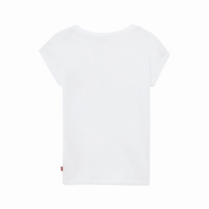 Levi's Kids maglietta manica corta da bambino con logo Batwing 8E8157-001 bianco Unisex Core