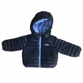 Levi's Kids Piumino con cappuccio da ragazzo foderato in sherpa 9EF434-C8D blu Morning Layer Soft inner layer
