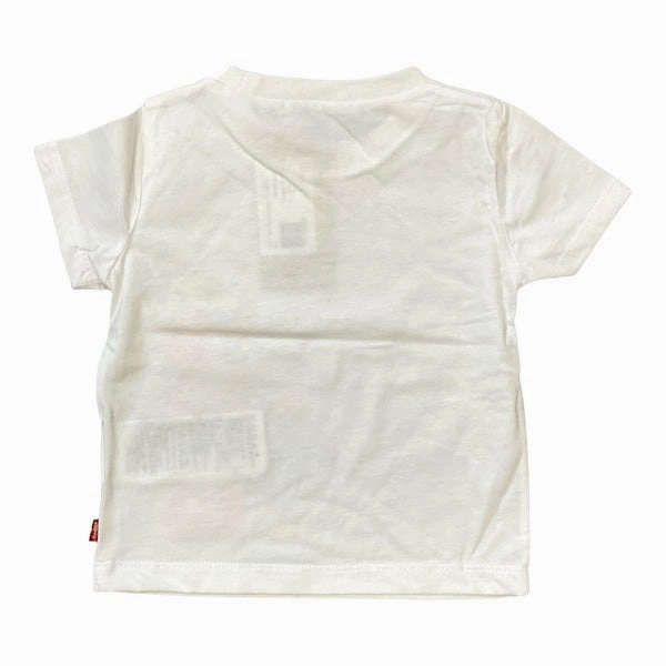 Levi's maglietta manica corta da bambino Sleeve The Moon 6EE806 001 bianco Timeless Design