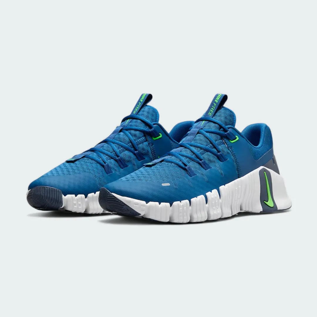 cross - country running option Nike Free Metcon 5 Men's Blue Training Shoes DV3949 401