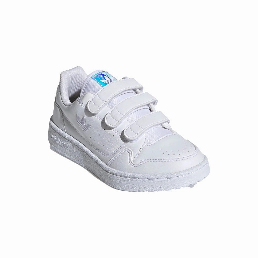 Geometric Traction Lugs Adidas Originals sneakers da bambina con strappo NY 90 CF C FY9847 white