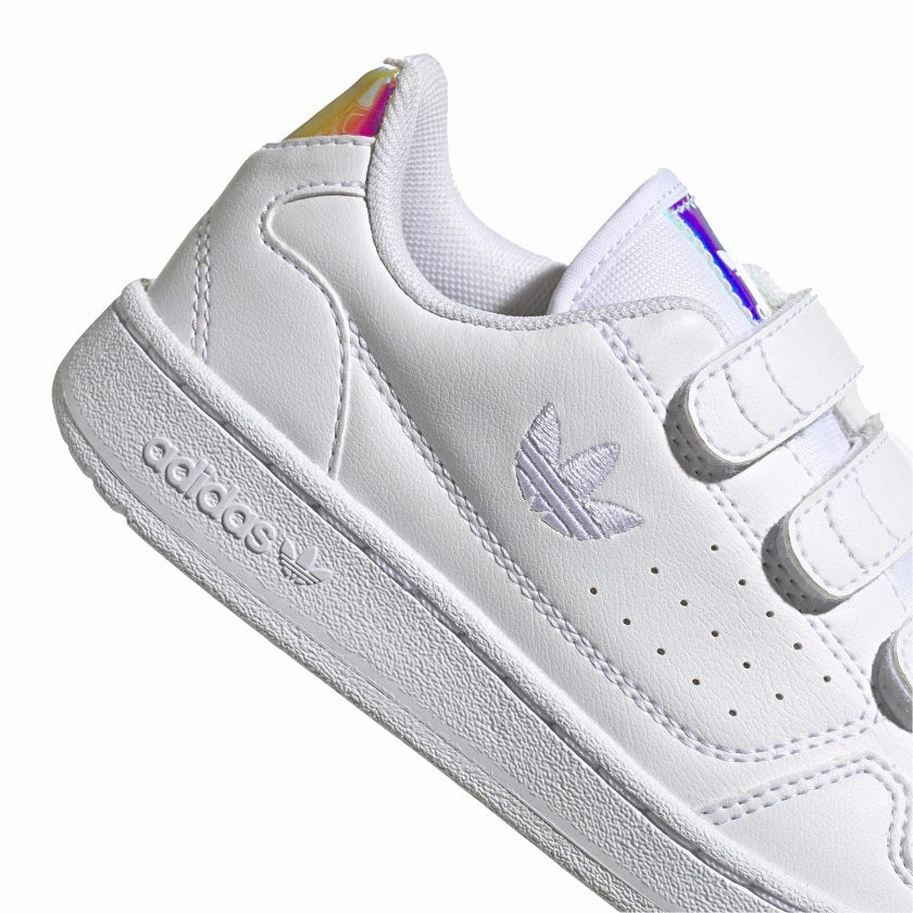 Dynamic Motion Control Midfoot Wrap Adidas Originals sneakers da bambina con strappo NY 90 CF C FY9847 white