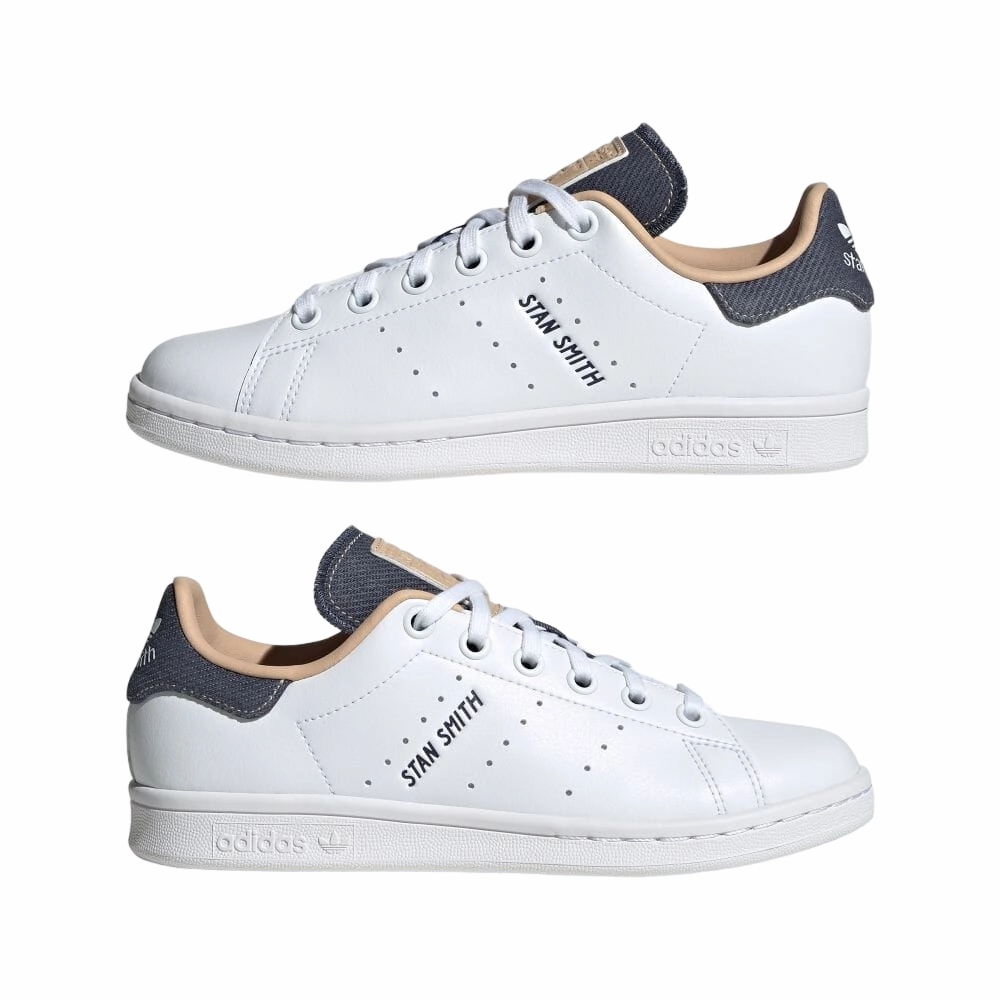 attractively styled Adidas Originals scarpa sneakers da ragazzi Stan Smith ID7195 bianco-blu