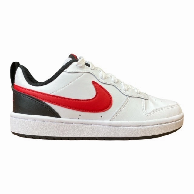 anti - fungal lining shoes Nike scarpa sneakers da ragazzi Court Borough Low 2 BQ5448 110 bianco rosso nero