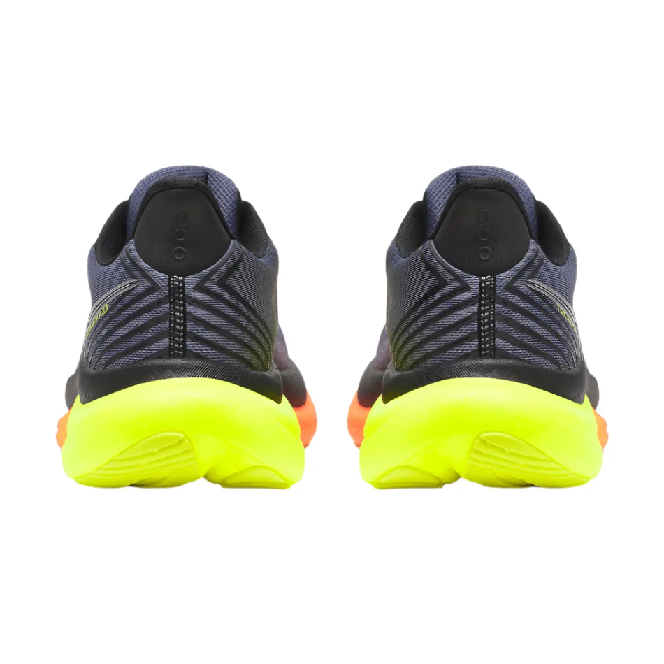 velcro running on asphalt shoes Saucony Men's Triumph 23 Running Shoes in Shadow/Vizi AW25