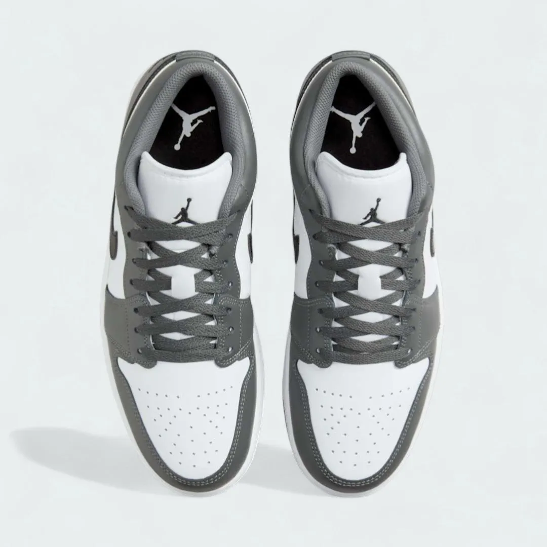 Air Jordan 1 Low Men's White Trainers 553558 152 weekend - friendly Bounce Tech