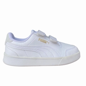 quiet shoes Durable Foam Puma sneakers unisex da ragazzo Shuffle V Ps 375689 01 white