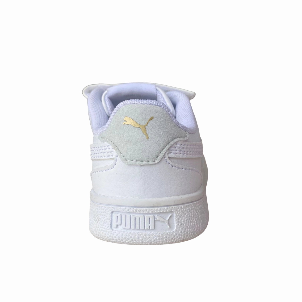 Non Irritating Stitching Speed Edge Puma sneakers unisex da ragazzo Shuffle V Ps 375689 01 white