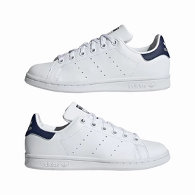 carbon fiber plate shoe detail air - flow Adidas Originals scarpa sneakers da ragazzi Stan Smith H6821 bianco-blu