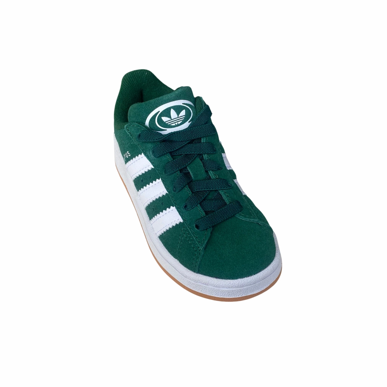 Adidas Originals scarpa sneakers da bambino Campus 00s JI4332 verde-bianco Dynamic Transition System Gel cushion