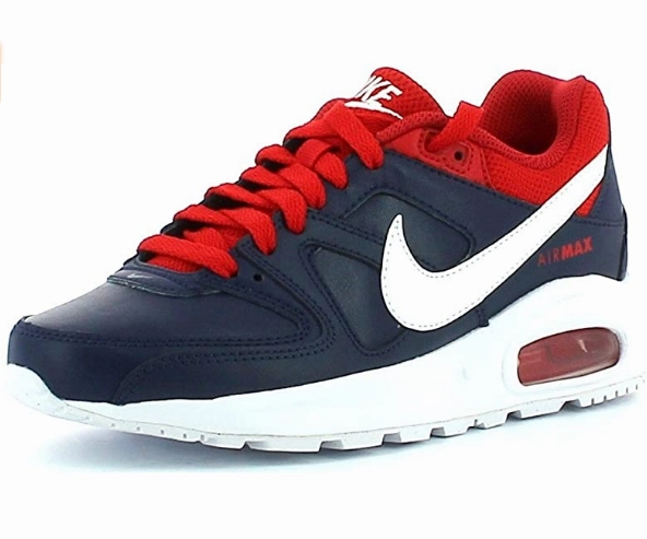 fringe - trimmed - design shoes Nike scarpa sneakers da bambino Air Max Command Flex 844352 416 blu-rosso
