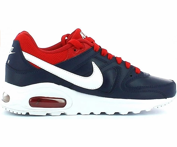 Nike scarpa sneakers da bambino Air Max Command Flex 844352 416 blu-rosso practice shoes Ventilation Channel Tech