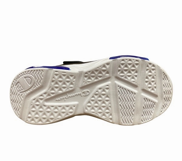 air - filled - feature shoes multi - purpose running shoes Champion scarpa da ginnastica da bambino con laccio elastico velcro e luci Wave S32129-CHA-WW001 bianco