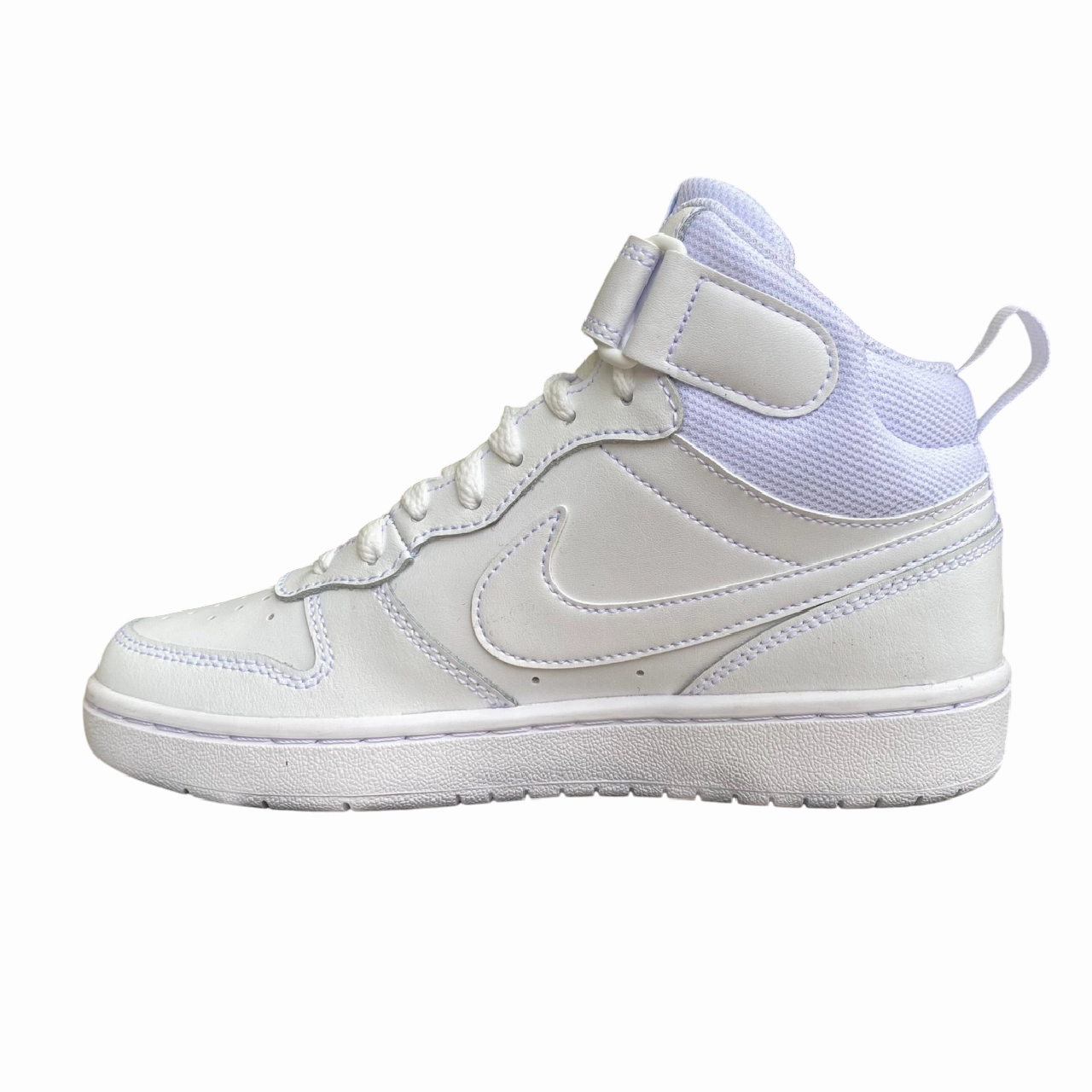 Robust dirt running shoes Nike scarpa sneakers da junior alta Court Borough Mid 2 CD7782-100 bianco