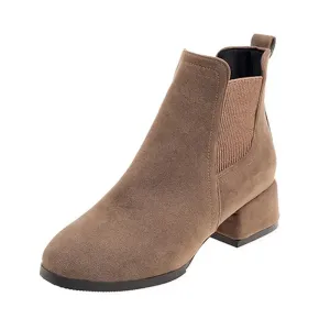 LILIAN | Heeled Chelsea Winter Boots
