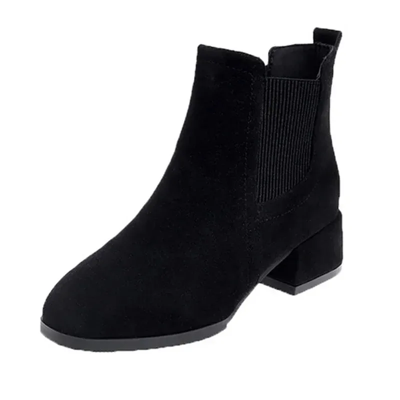 LILIAN | Heeled Chelsea Winter Boots