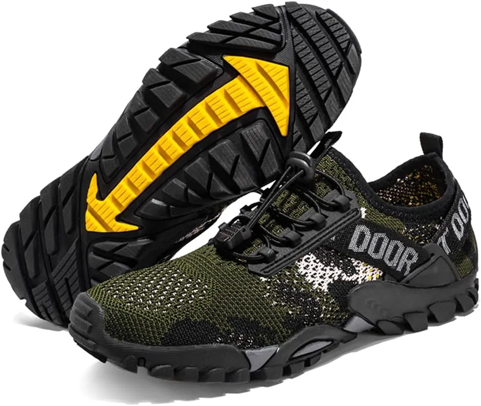 LLTMALL Men's Mesh Hiking Outdoor Shoes for Water Sport Lightweight Sneakers