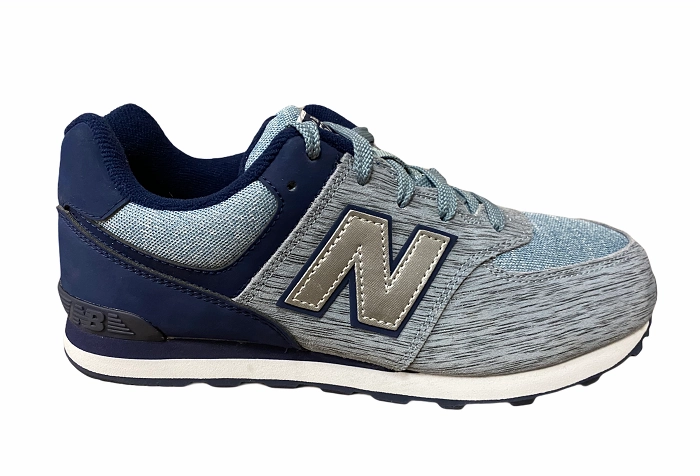New Balance sneakers da ragazzo KL574YGG denim navy fire - department - training running shoes