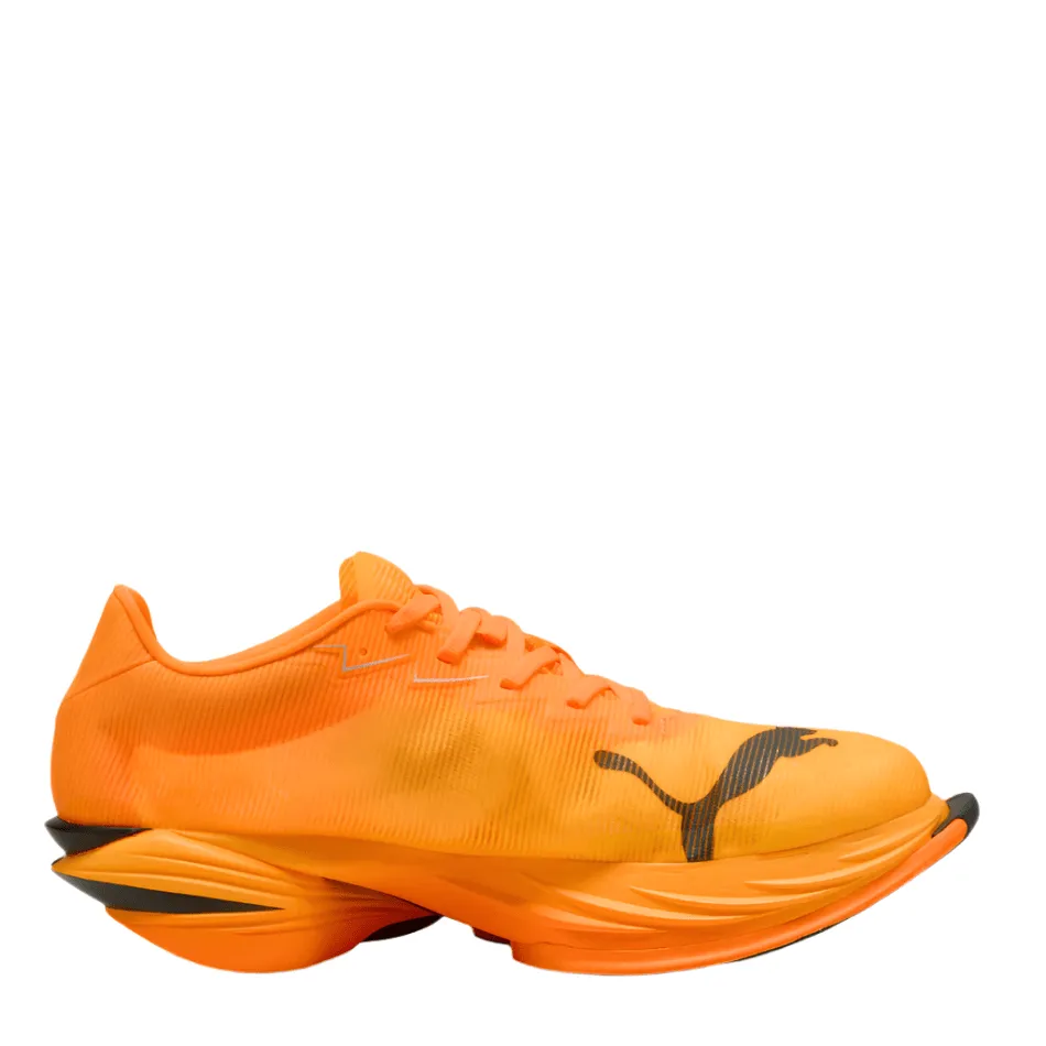 PUMA Men's Fast-R NITRO Elite 3 Running Shoes in Heat Fire/Sun Stream AW25 appliqued - finish - design shoes