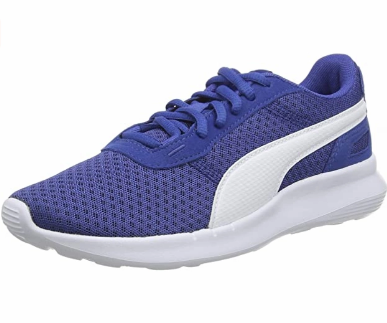 Puma scarpa da ginnastica da ragazzo ST Activate 369069 11 cobalto bianco running on track