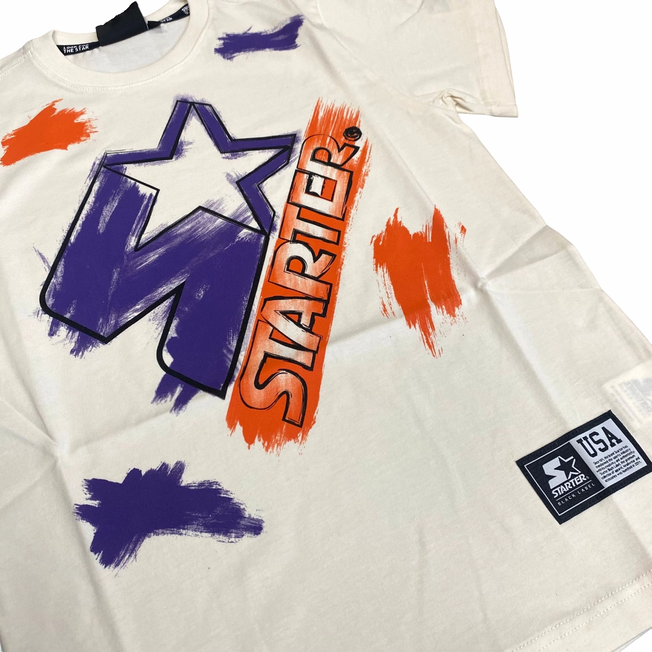 Durable Collar Construction Starter maglietta manica corta da ragazzo con stampa 1249 crema