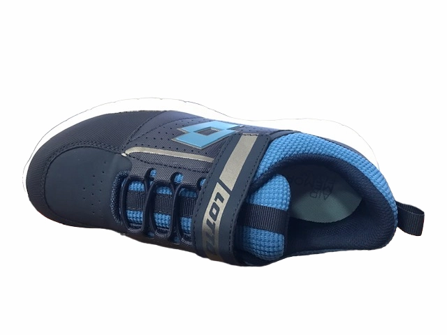 Convenient AntiSlip Lotto scarpa da ginnastica con laccio elastico e strappo Spacelite AMF II Jr 218207 8EW dress blue-vallarta blue