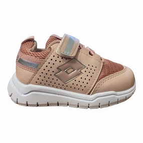 Lotto scarpa da ginnastica da bambina Spacelite 217518 8XQ rosa Zip Up veteran running footwear