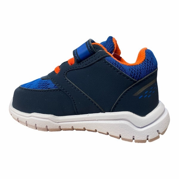 Lotto scarpa da ginnastica da bambino Spacelite AMF 2 INF 217516 8XJ blu arancione anti - static Shock - absorbing technology