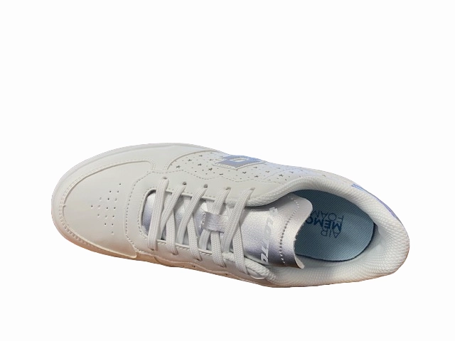long - distance running option graceful - running Lotto Scarpa da ginnastica da ragazza con laccio 219416 1VQ white-silver metal 2