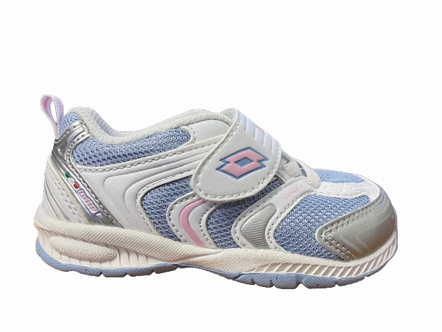 Runners with Flat Feet running with a reflector Lotto scarpa sneakers da bambina L6800 bianco