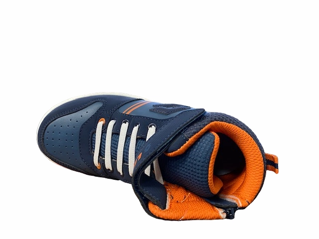 foam - midsole - cushioning shoes Lotto sneakers alta da ragazzo con laccio elastico e velcro Rocket AMF Mid CL S 218154 6Y3 ocean blue-dark blue